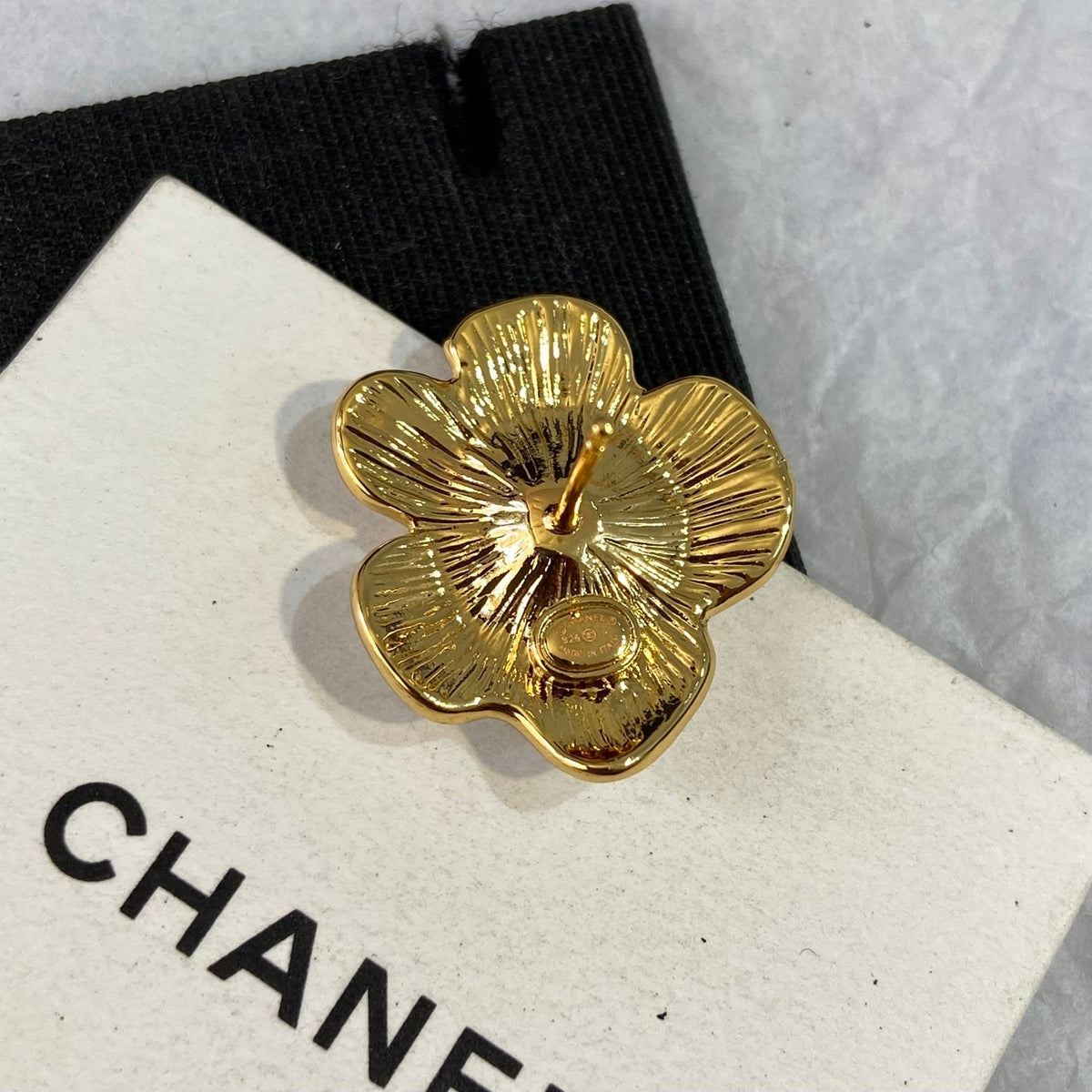 Chanel Camellia Earrings