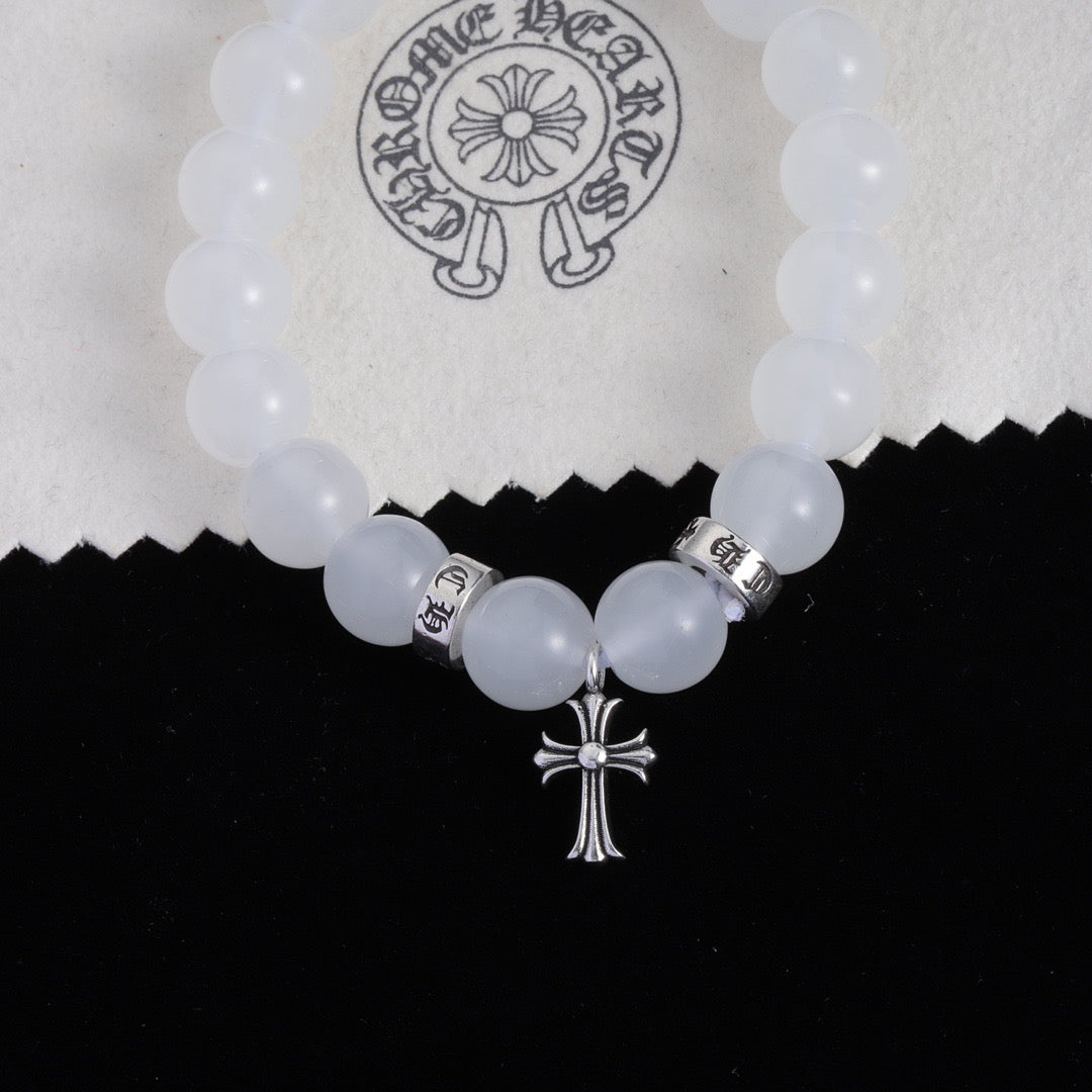 Chrome Hearts Cross Heart Bracelet