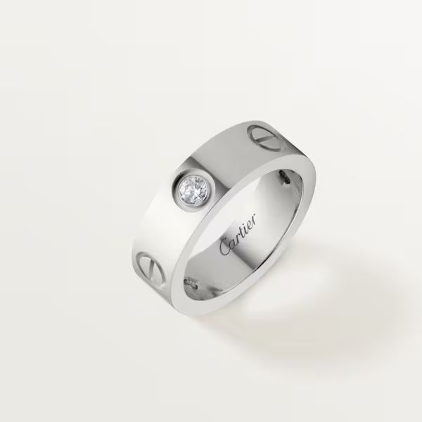 Cartier Love Ring Classic Model, 3 Diamonds