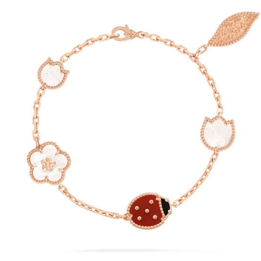 VCA Lucky Spring bracelet, 5 motifs