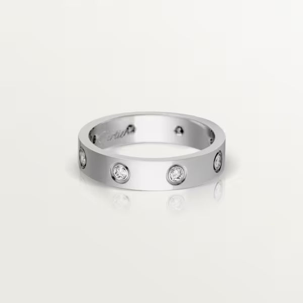 Cartier Love ring, small model, 8 diamonds