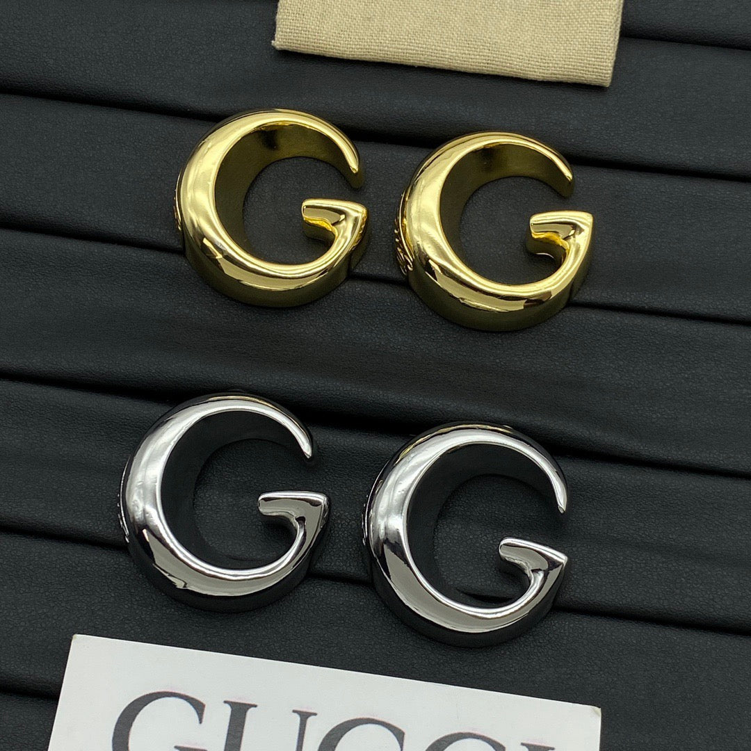 Gucci G Shape Hoop Earrings