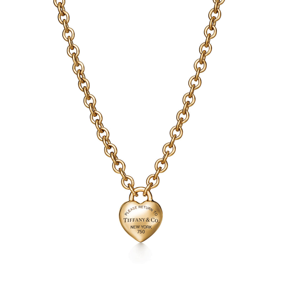 Tiffany Return to Tiffany Full Heart Toggle Pendant Necklace