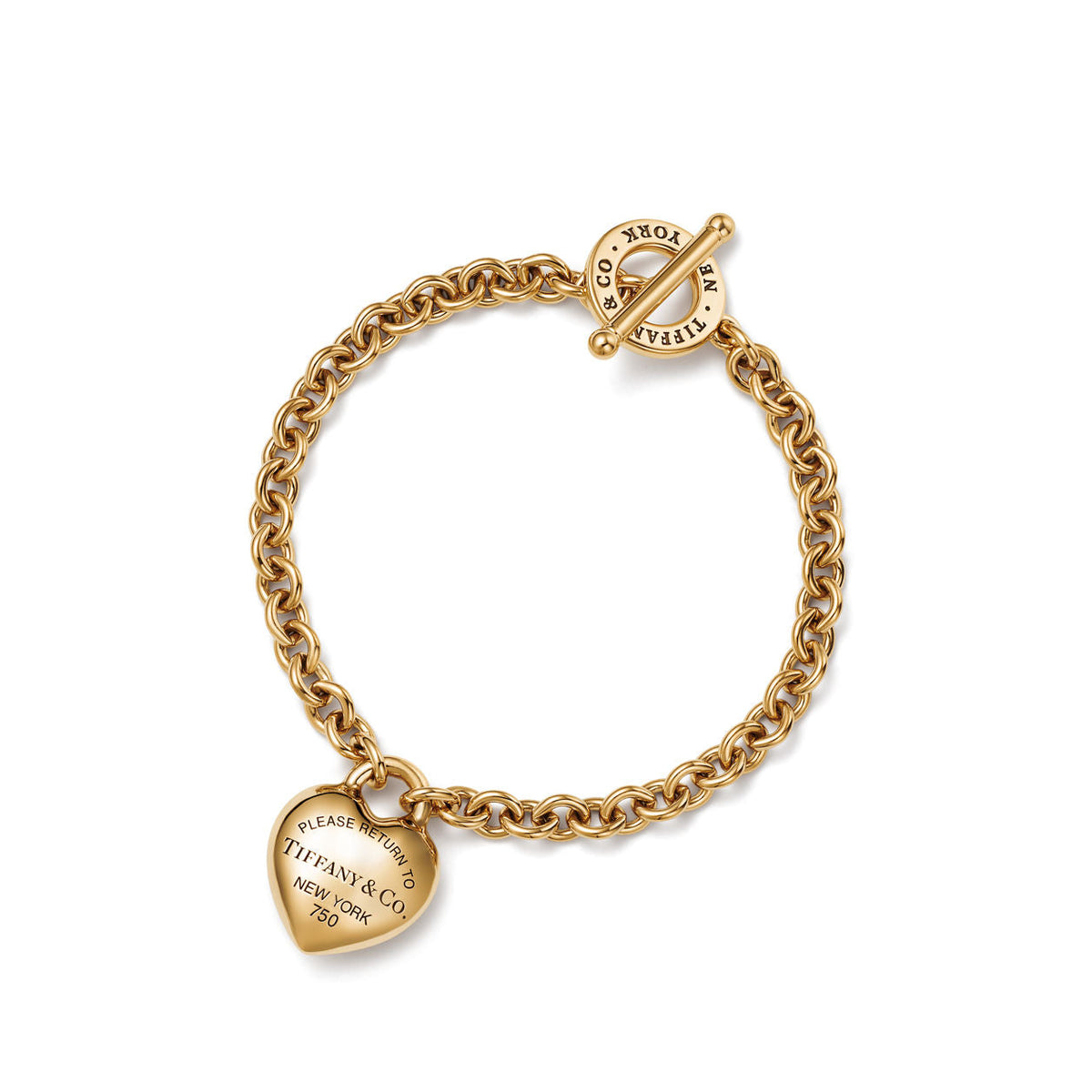 Tiffany Return to Tiffany Full Heart Toggle Bracelet