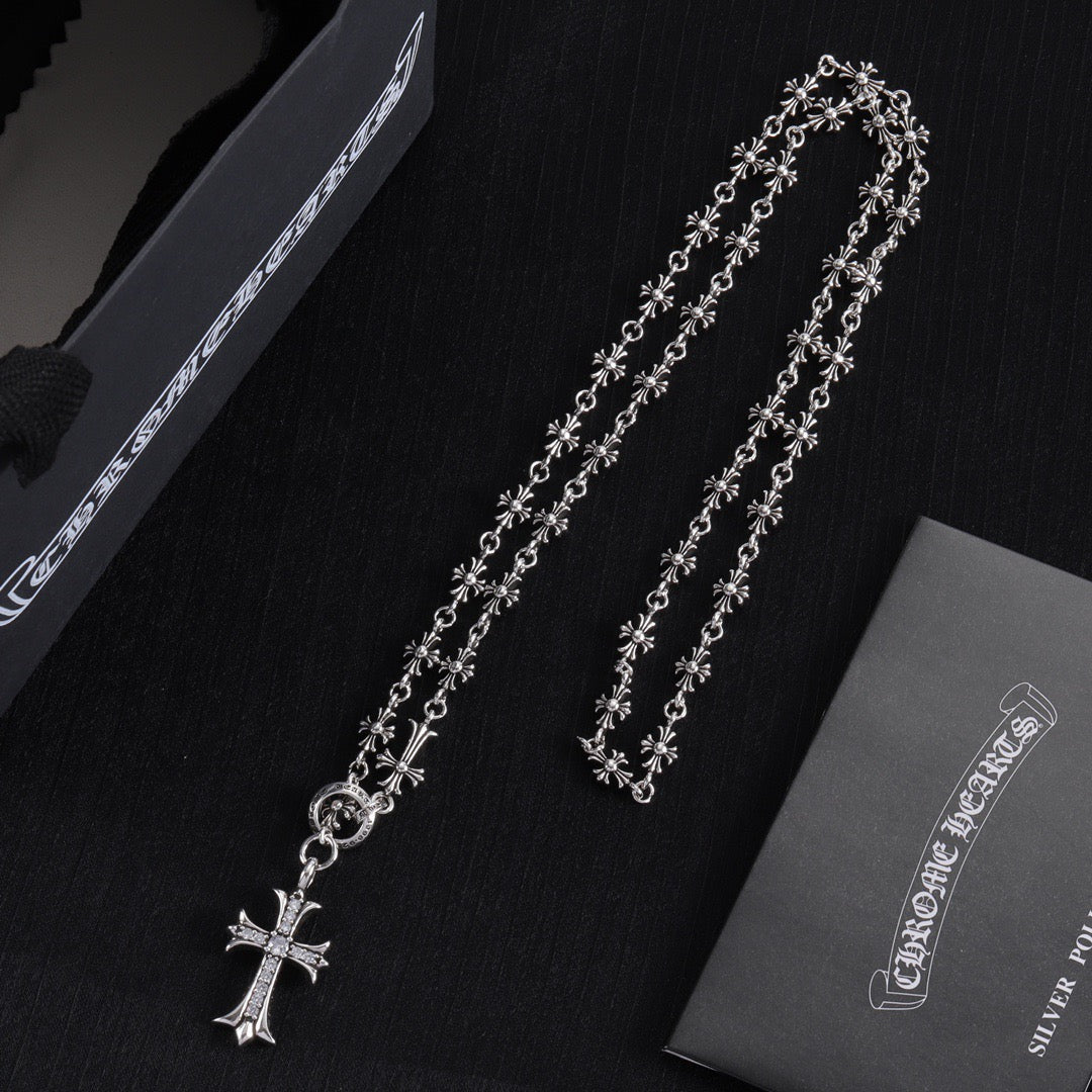 Chrome Hearts Plain Diamond Necklace
