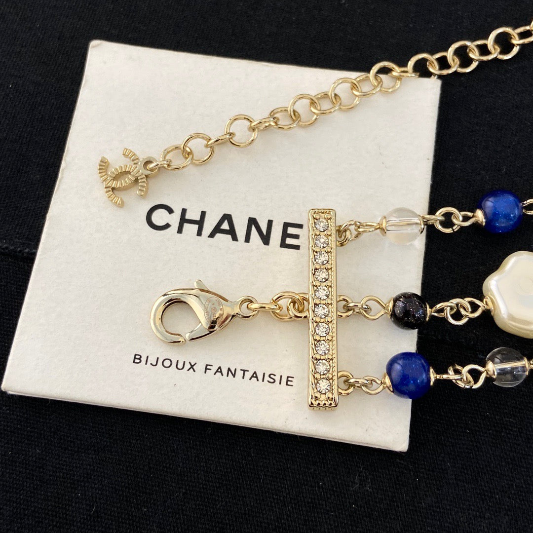 Chanel Pearl Sweater Necklace Choker