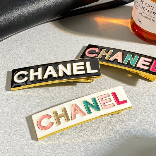 Chanel Colorful Hair Clip(3pcs Total)