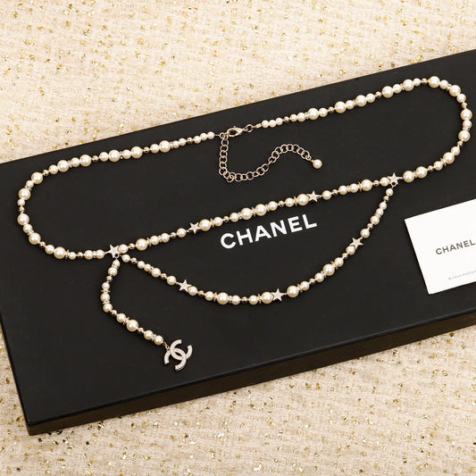 Chanel Pearl Star Waist Chain