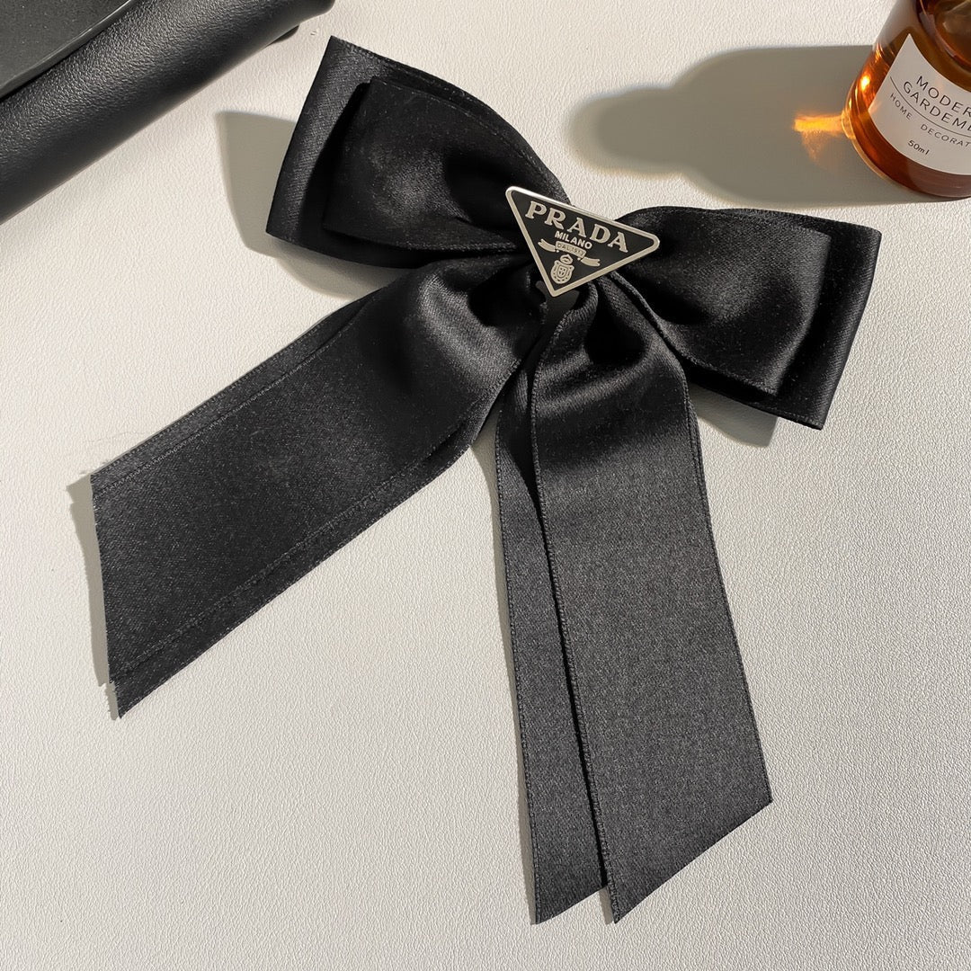 Prada Bow Tie Hair Clip