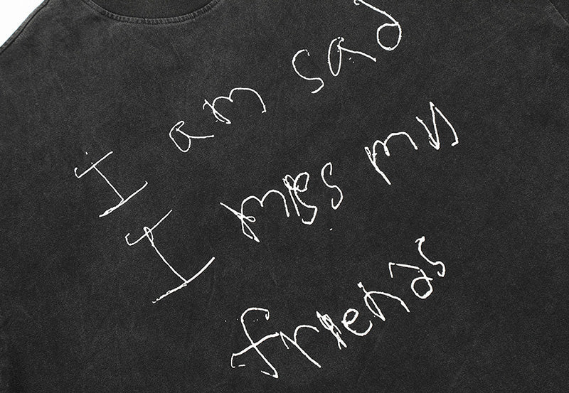 Gallery Dept. ?¡ãI am Sad I miss my Friends?¡À T-Shirt