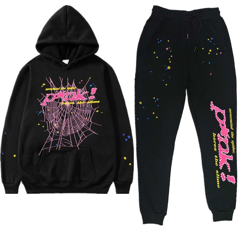 Hip Hop Spider Hoodie Set