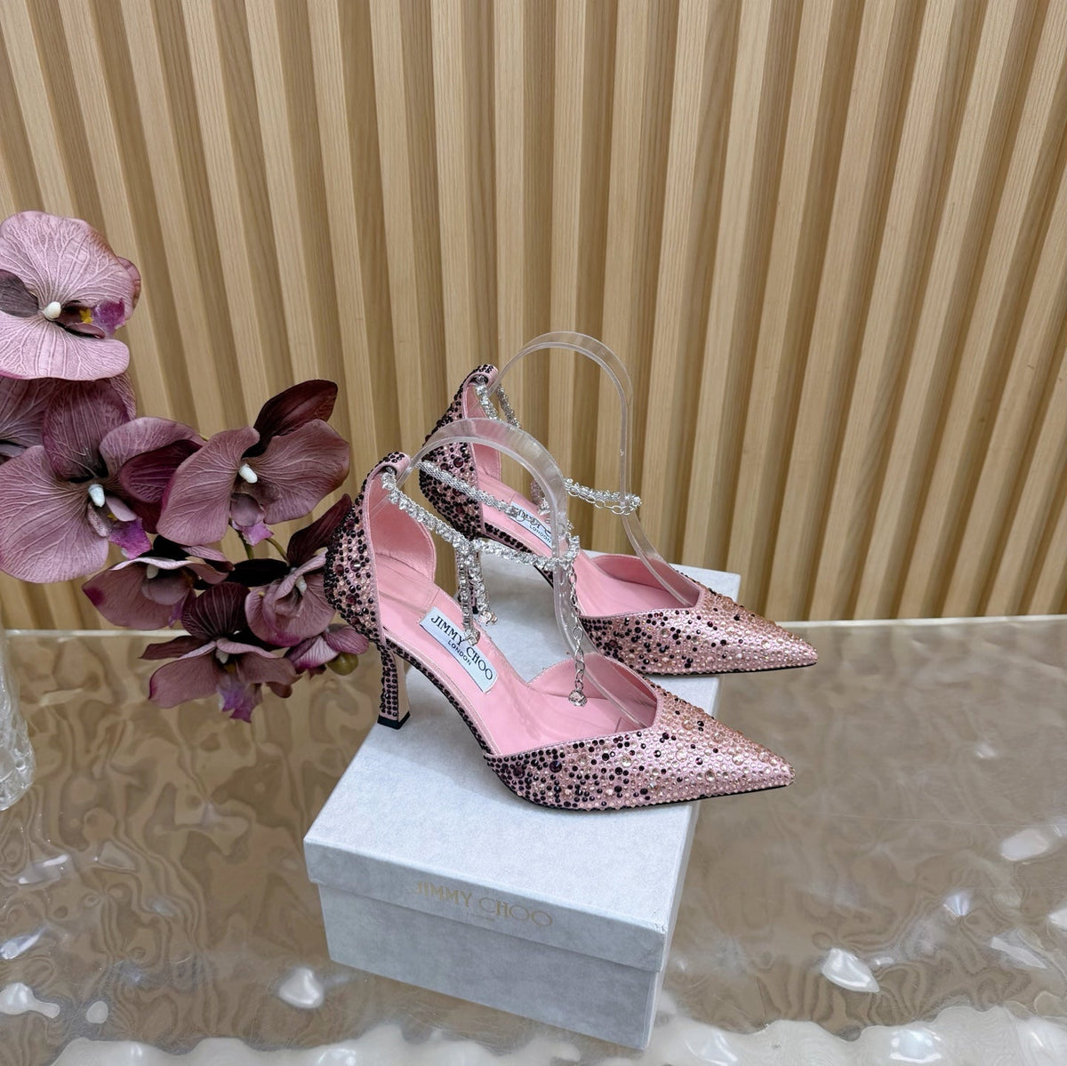Jimmy Choo Sparkling High Heels