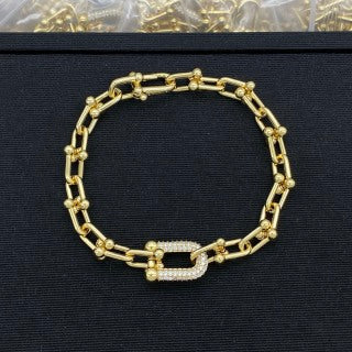 Tiffany Link Diamond Paved Bracelet