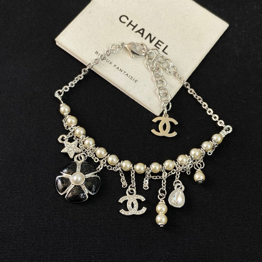 Chanel 26C Pearl Dangle Bracelet